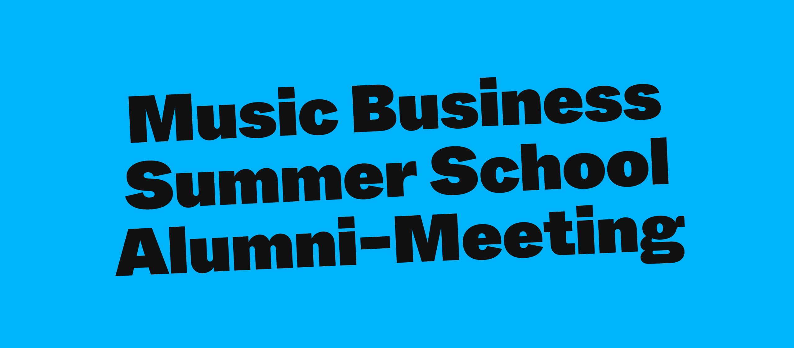 Music Business Summer School Alumni-Treffen