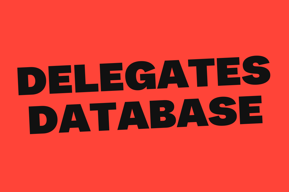 Delegates Database