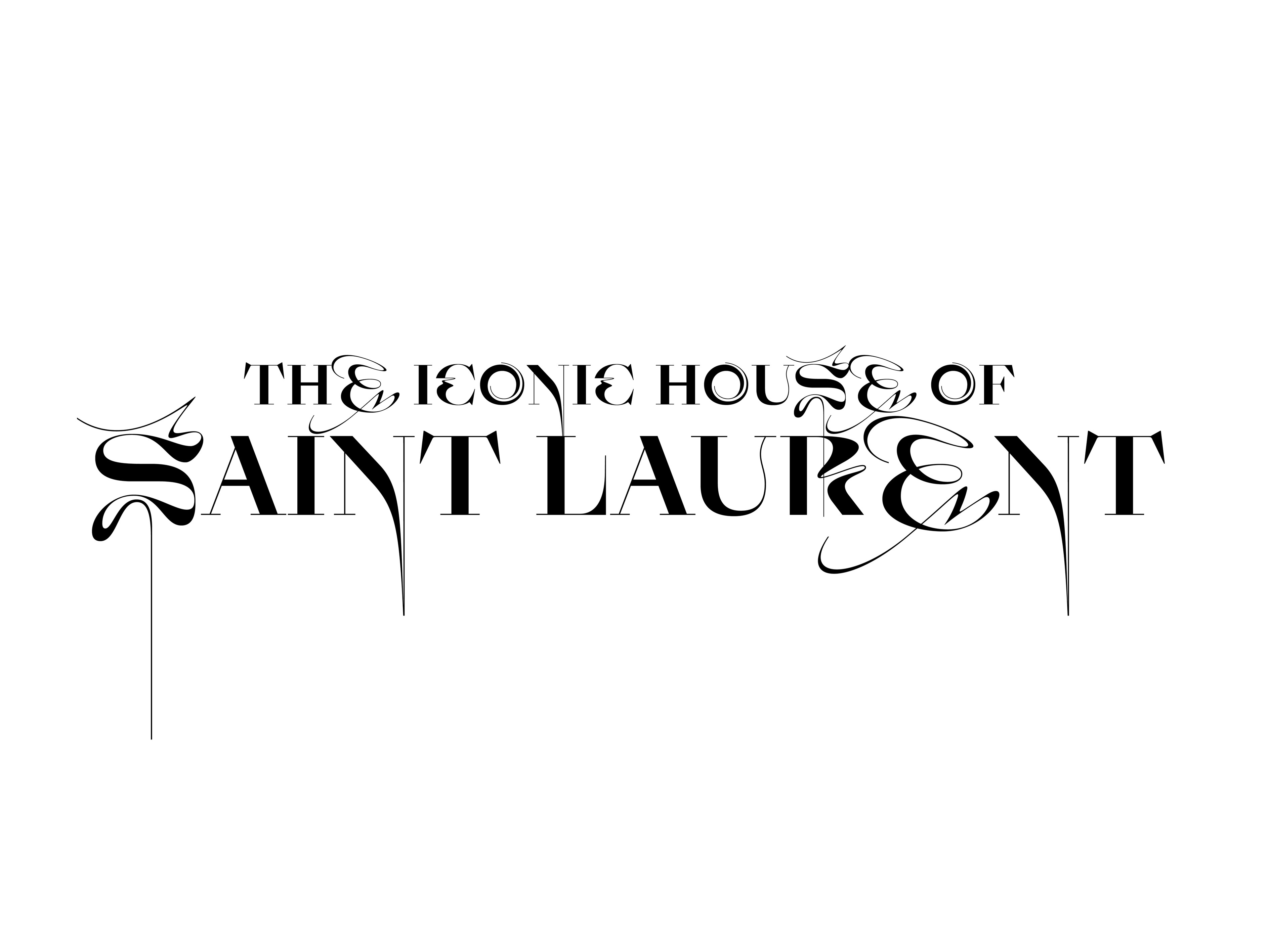 Logo of the House of Saint Laurent